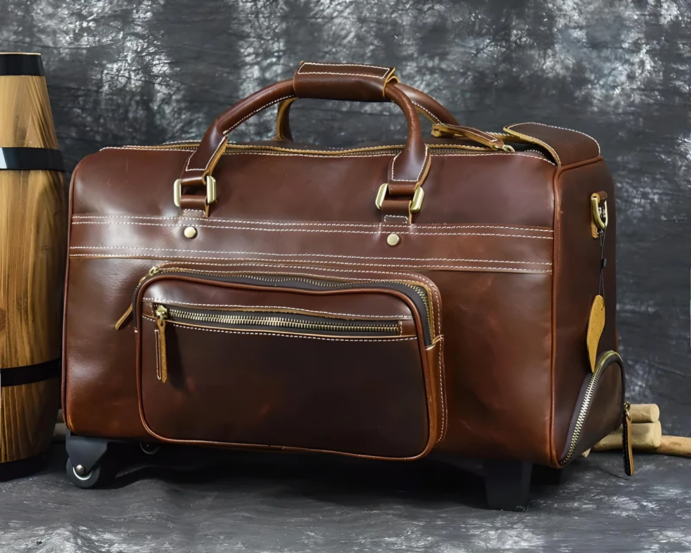 faux leather carry on bag - Experiencing Luxury In Every Journey: The Faux Leather Carry On Bag Advantage